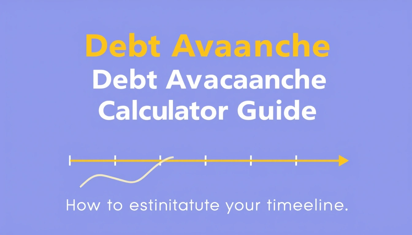 Debt avalanche calculator guide: how to estimate your payoff timeline