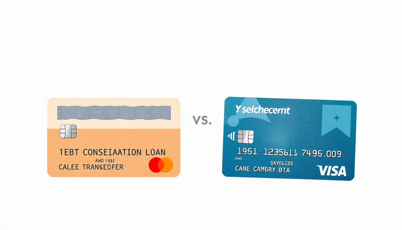 Debt consolidation loan vs balance transfer card: which option is easier to manage