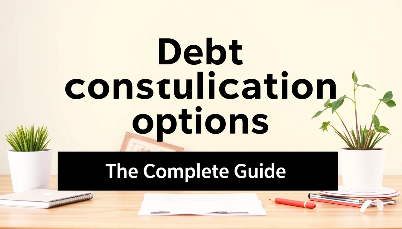 Debt consolidation options — The Complete Guide