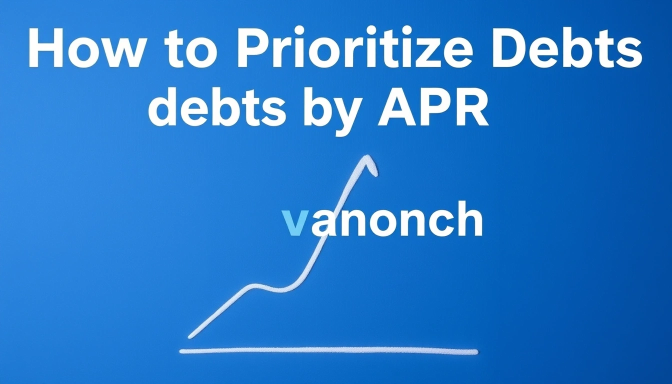 How to prioritize debts by APR when using the avalanche method